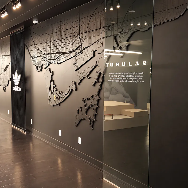 Adidas — feature wall