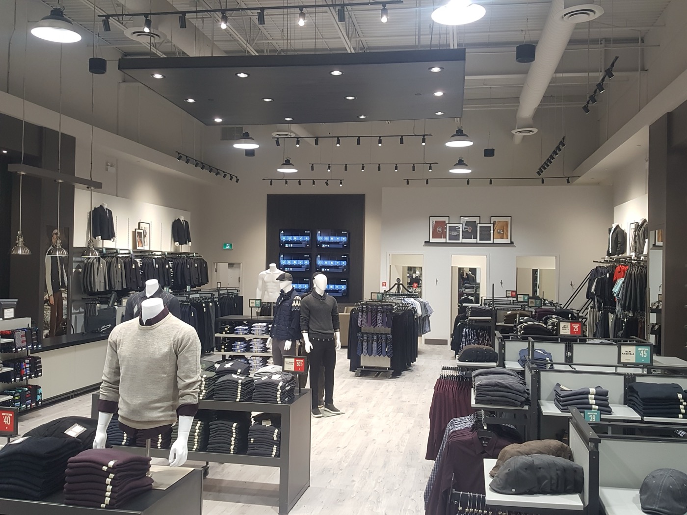 Interior — feature wall and displays