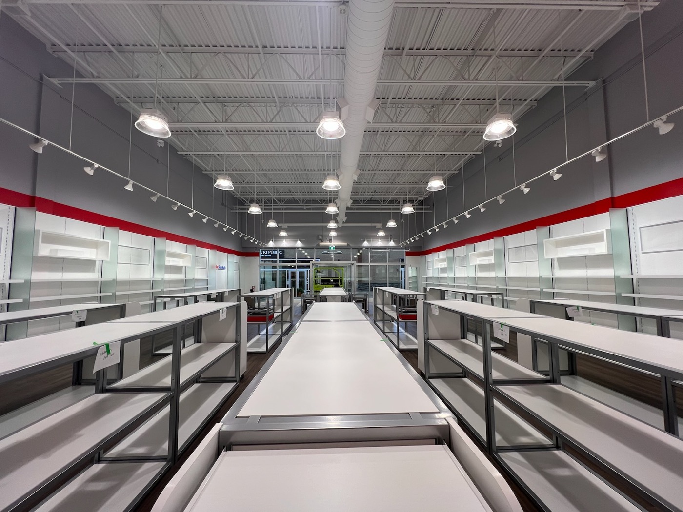 Interior — full store aisle view